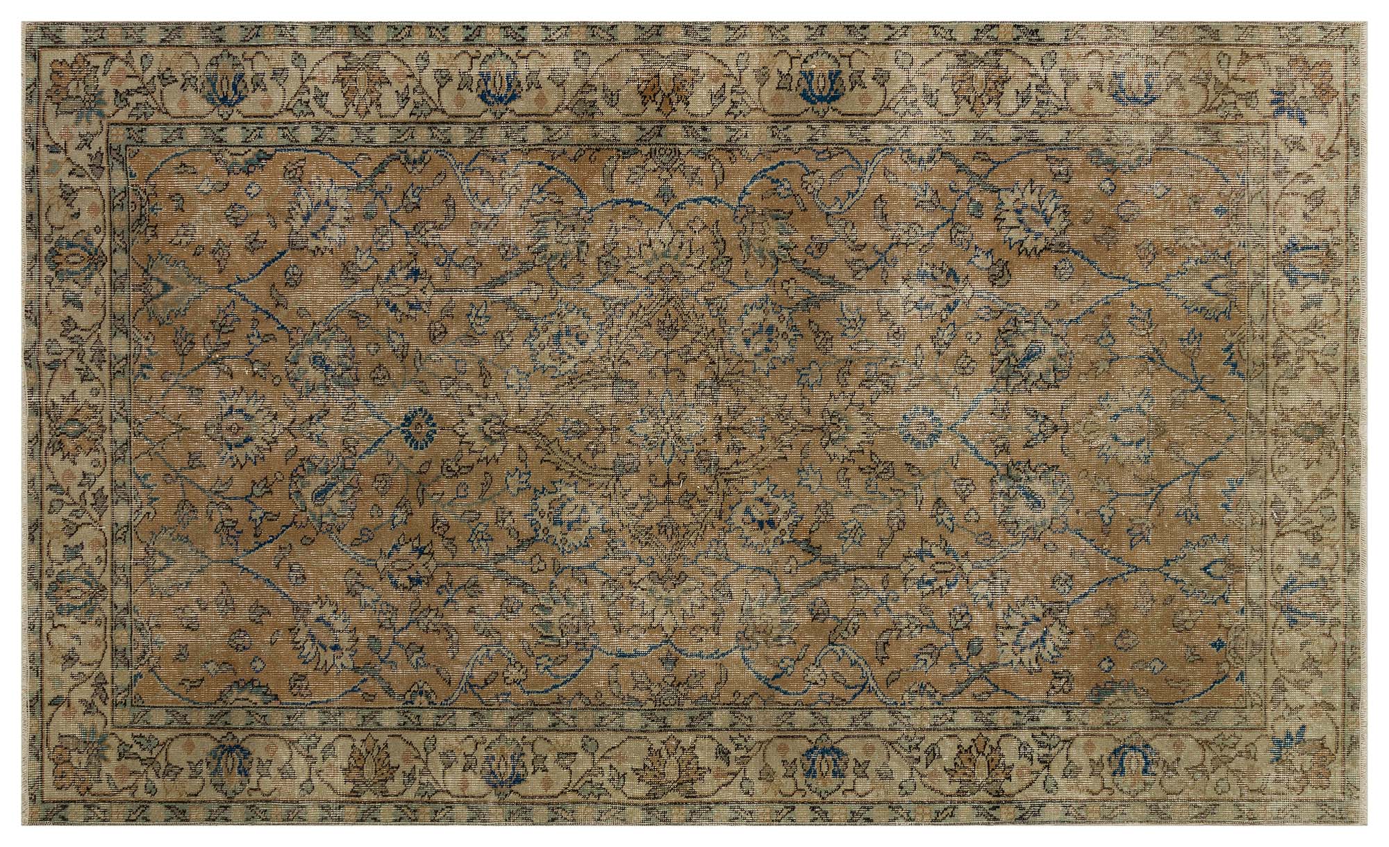 Distressed Vintage Rug — detail view 3, handmade vintage rug