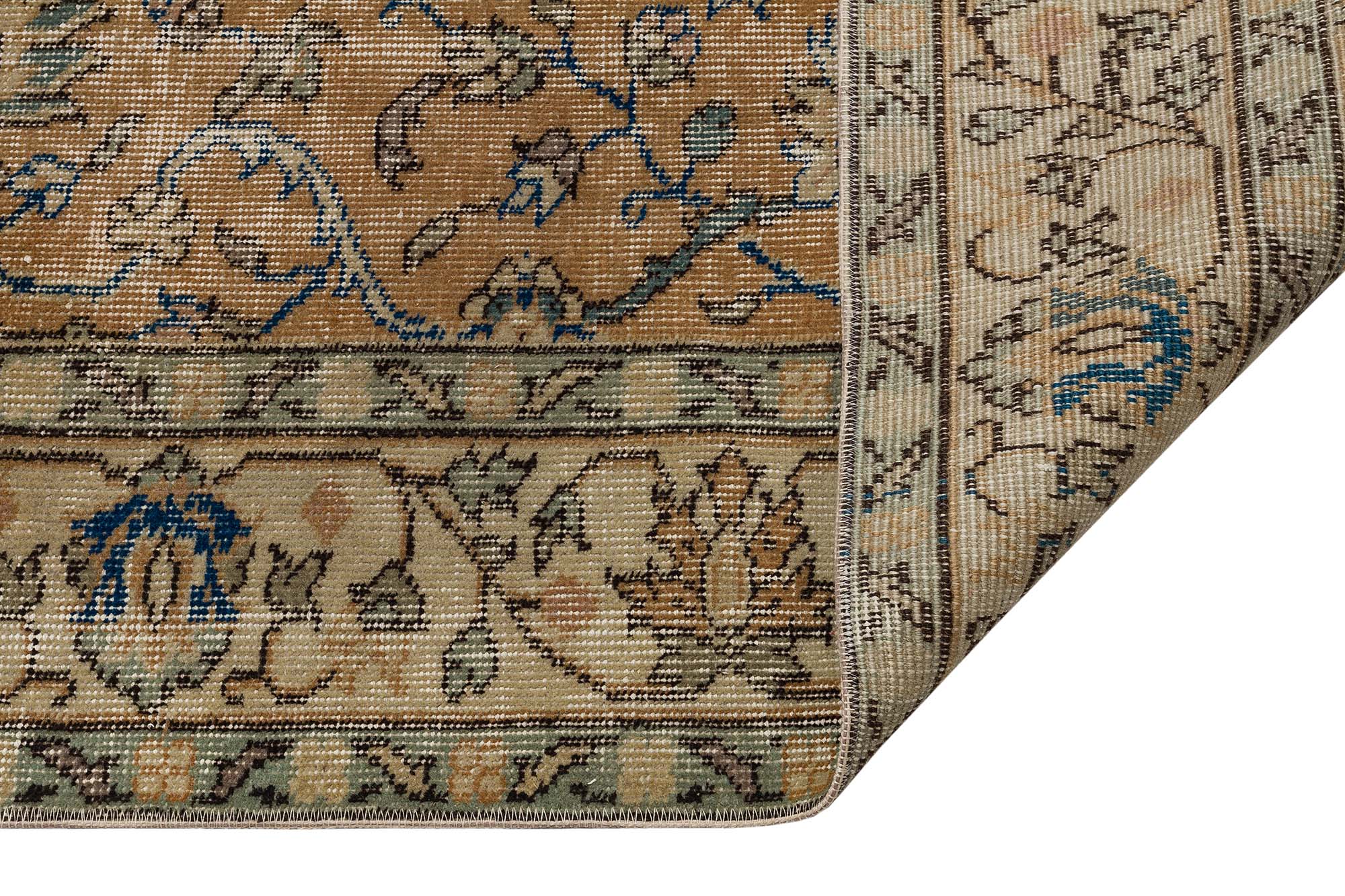 Distressed Vintage Rug — detail view 4, handmade vintage rug