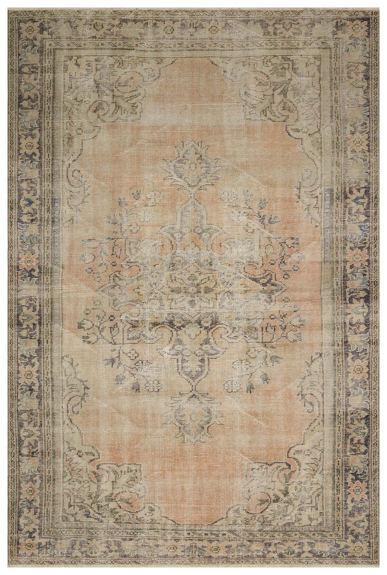Vintage Handwoven Rug — detail view 2, handmade vintage rug