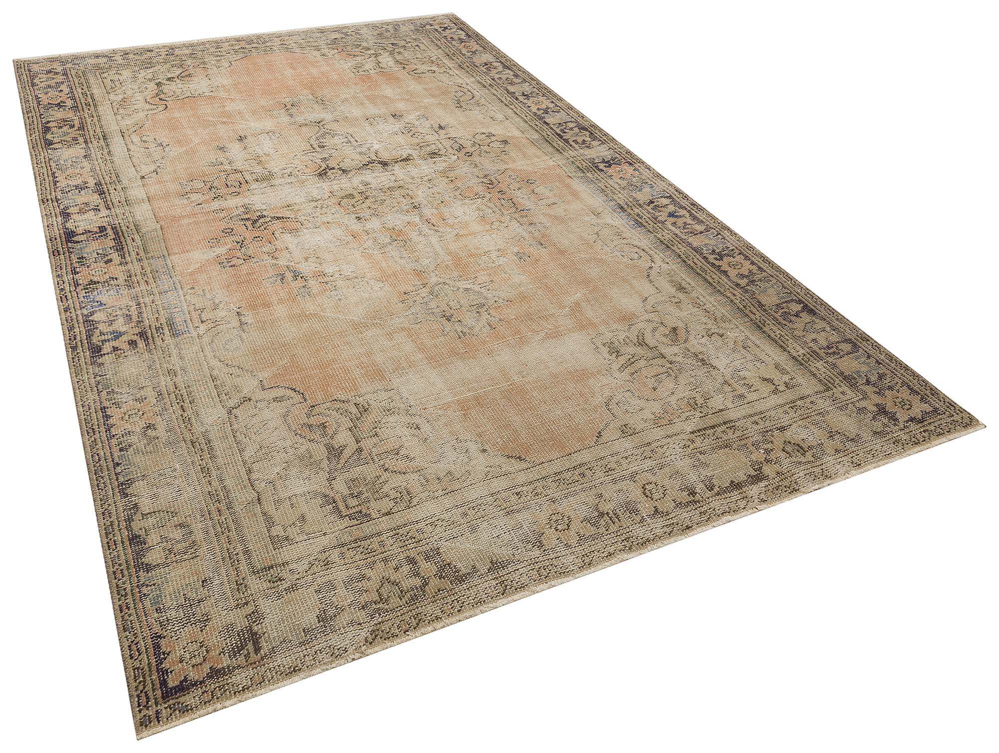 Vintage El Dokuması Halı 188x284 cm 10444