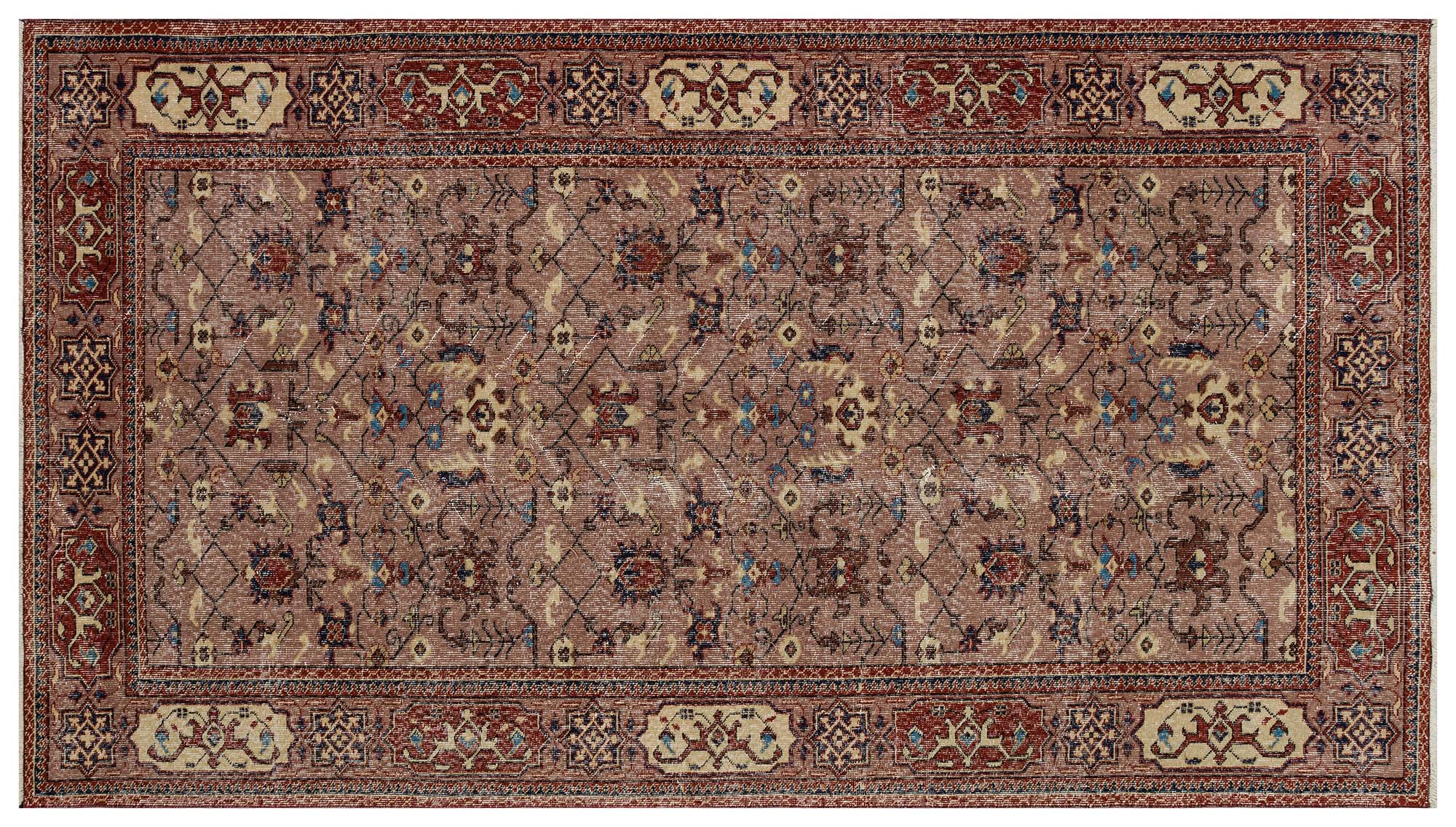 Vintage Handwoven Rug — detail view 3, handmade vintage rug