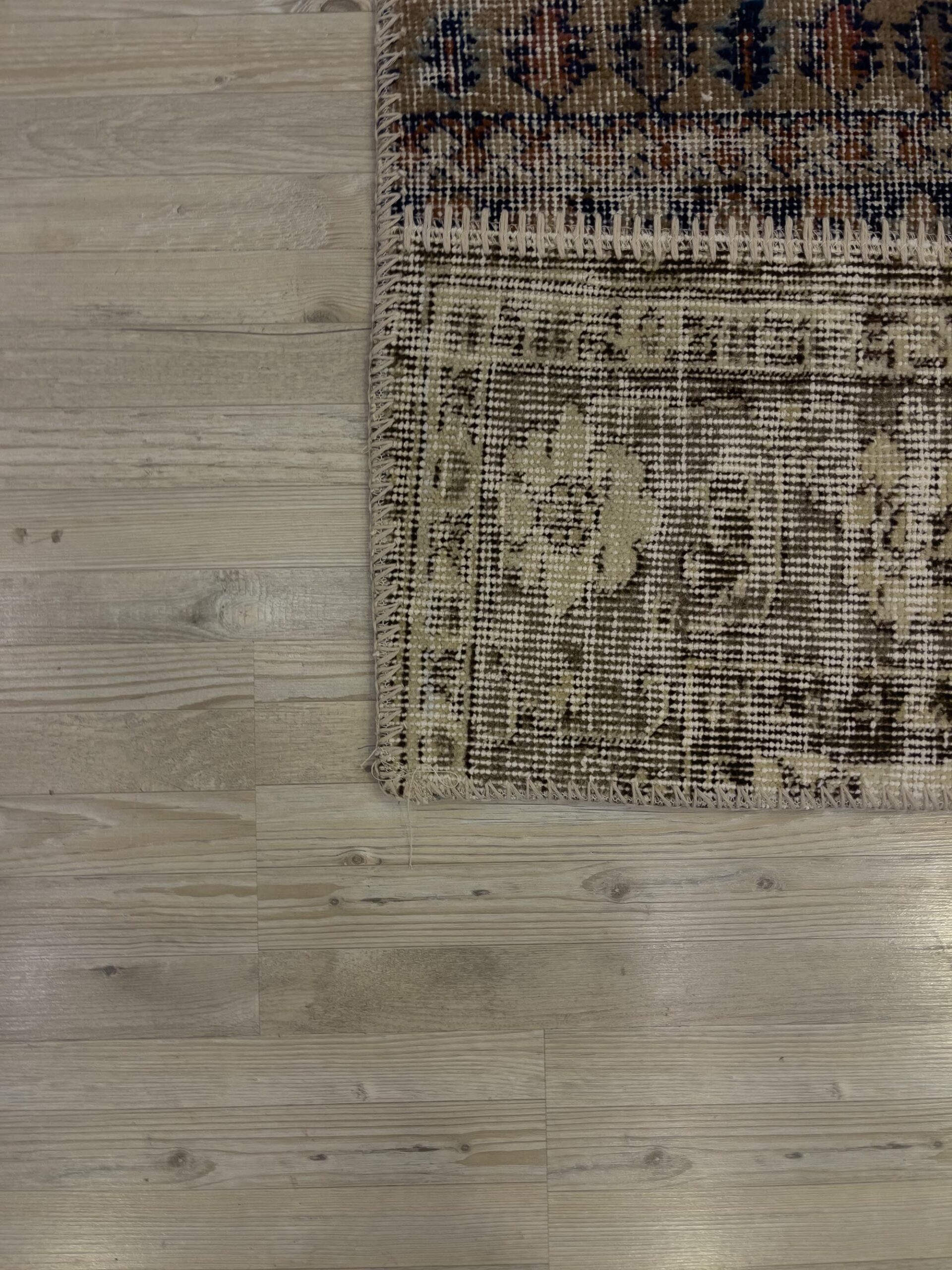 Unique Handwoven Patchwork Rug — detail view 5, handmade vintage rug