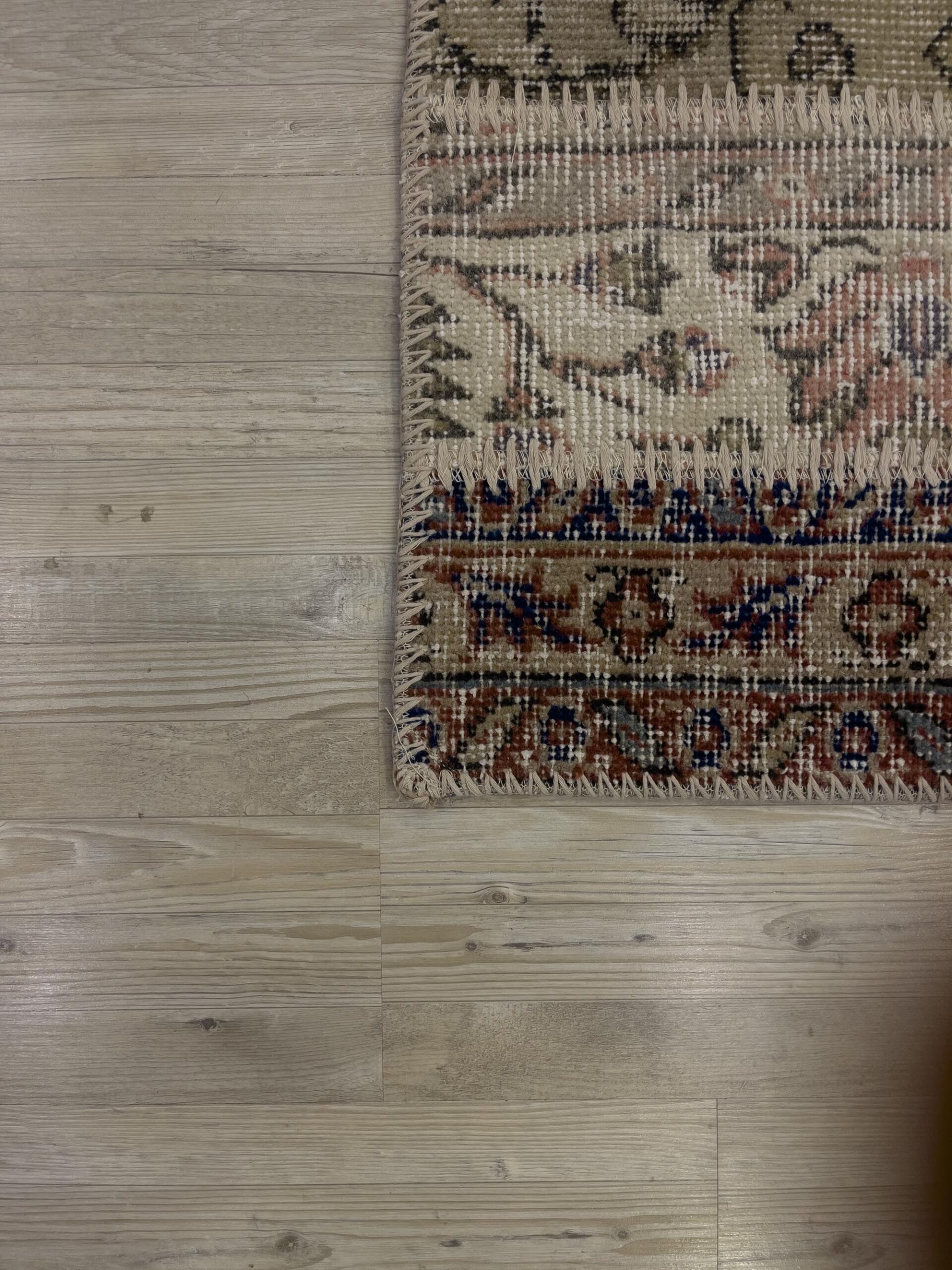Handmade Patchwork Elegant Design Rug — detail view 5, handmade vintage rug
