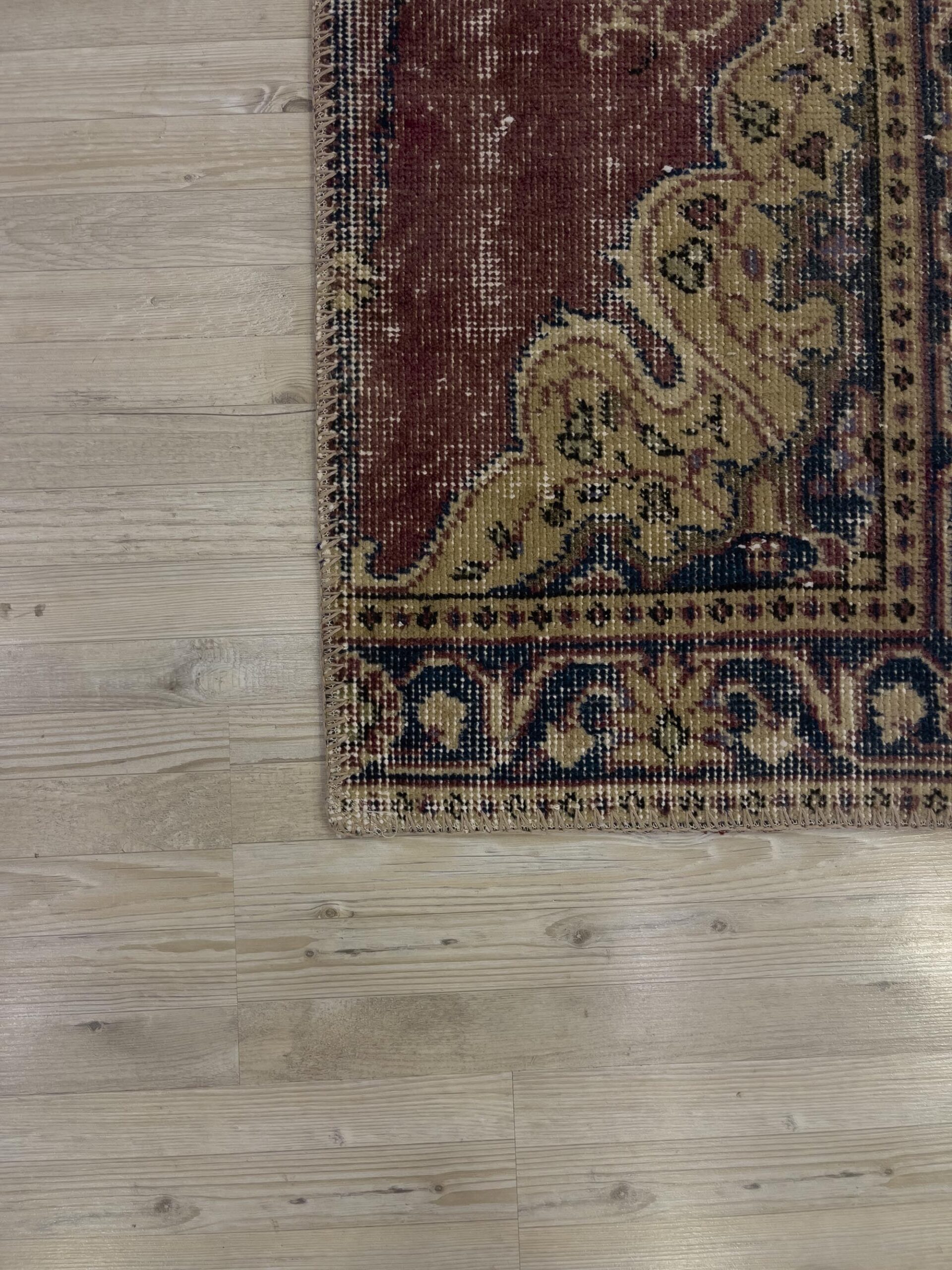 A Unique and Beautiful Custom Patchwork Rug — detail view 4, handmade vintage rug
