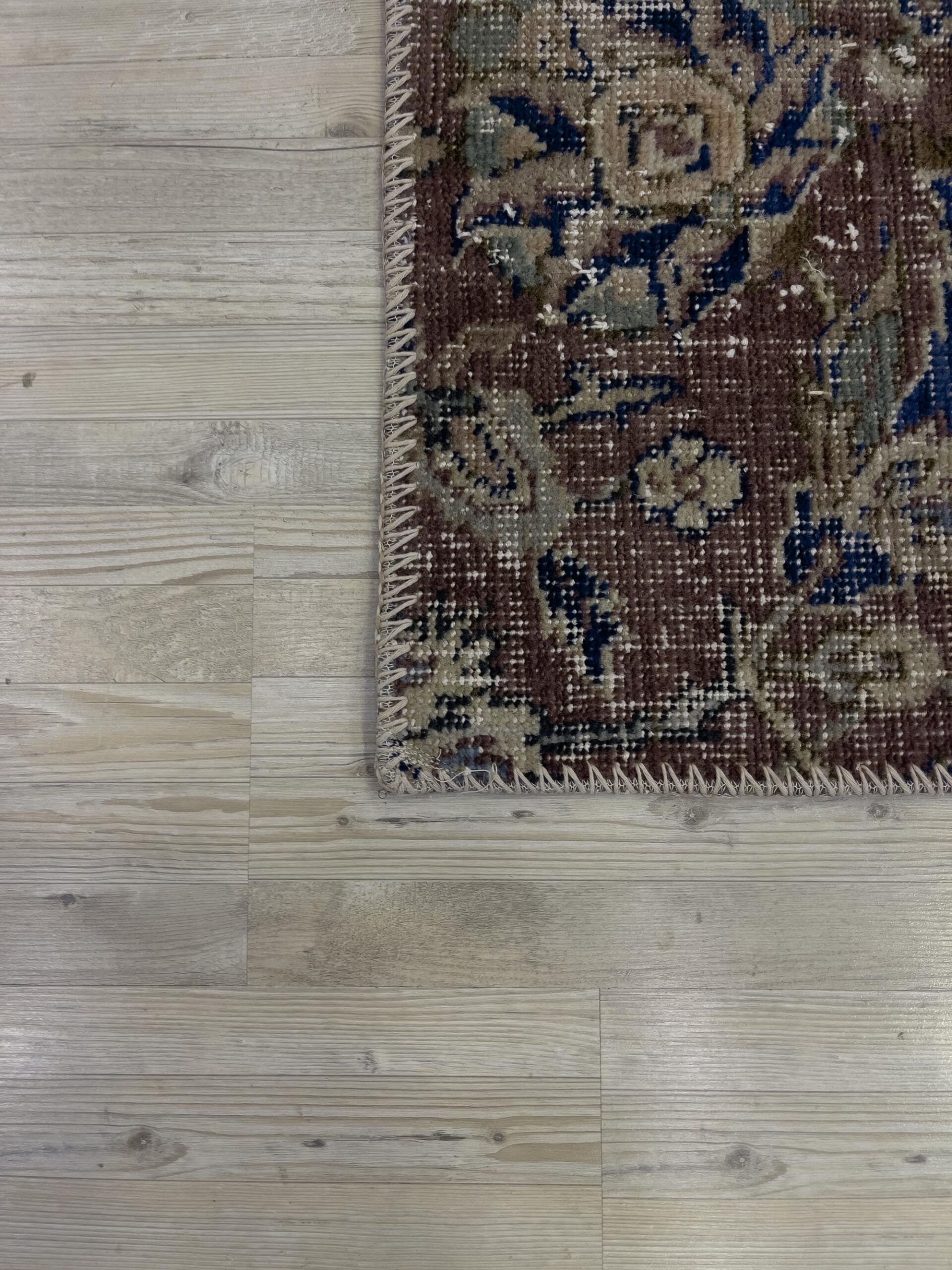 A Unique and Beautiful Handcrafted Patchwork Rug — detail view 3, handmade vintage rug