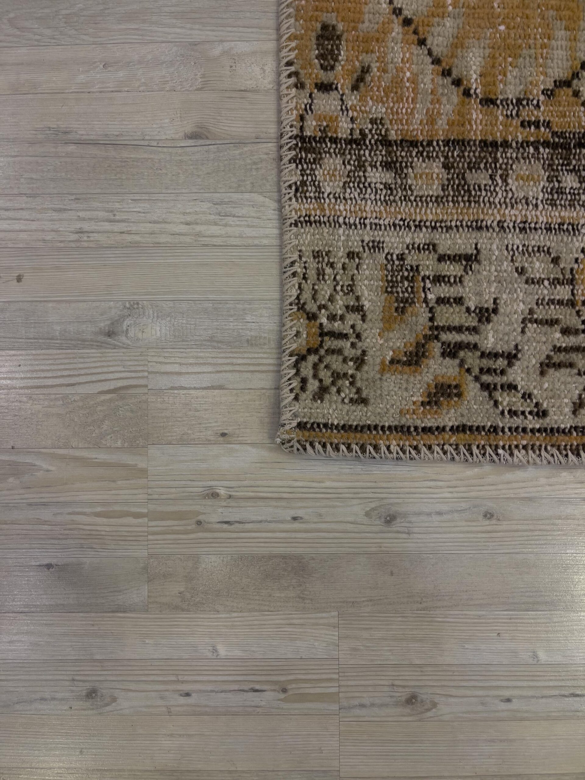 Unique Classic-Style Custom Patchwork Rug — detail view 3, handmade vintage rug