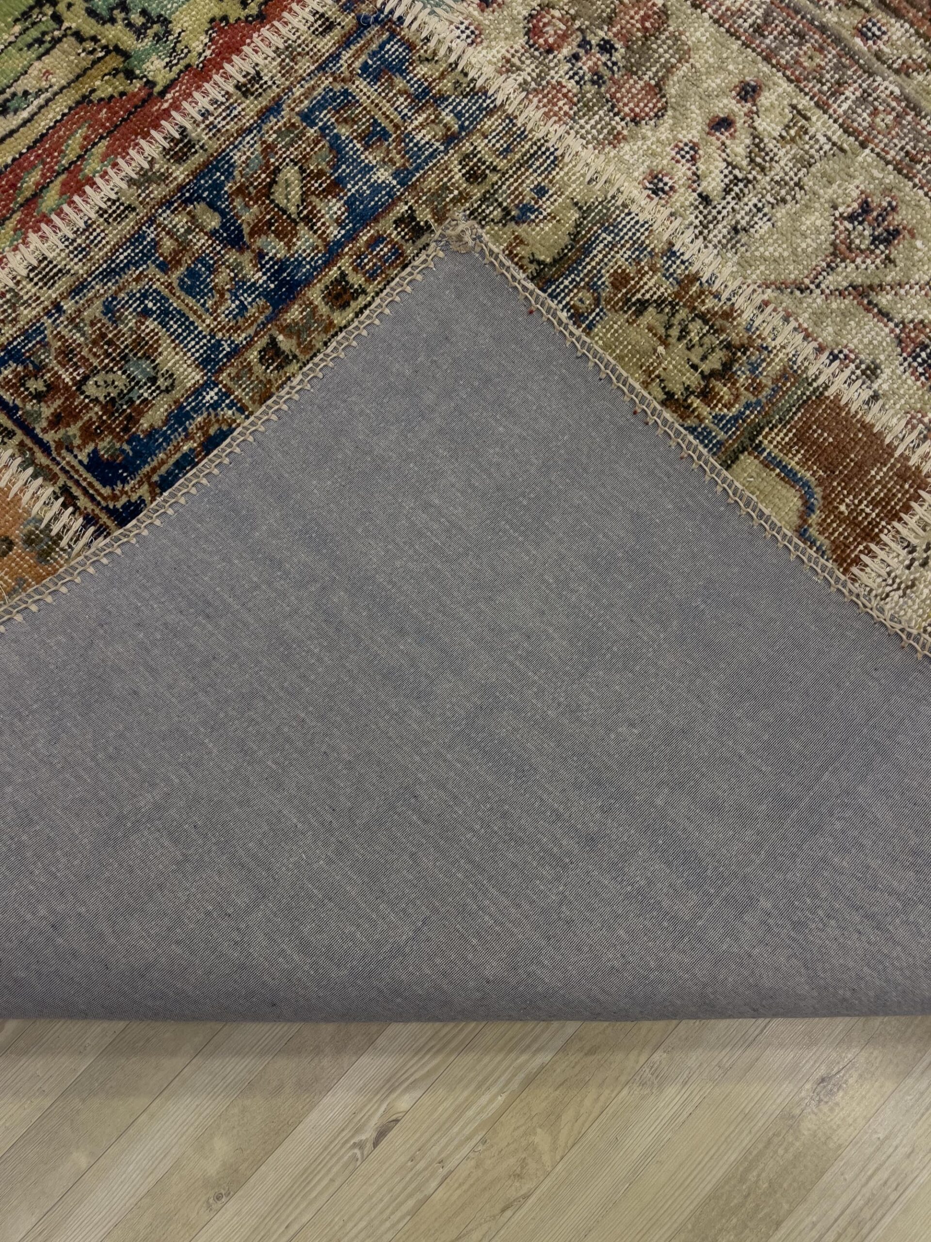 Handmade Patchwork Elegant Design Rug — detail view 3, handmade vintage rug