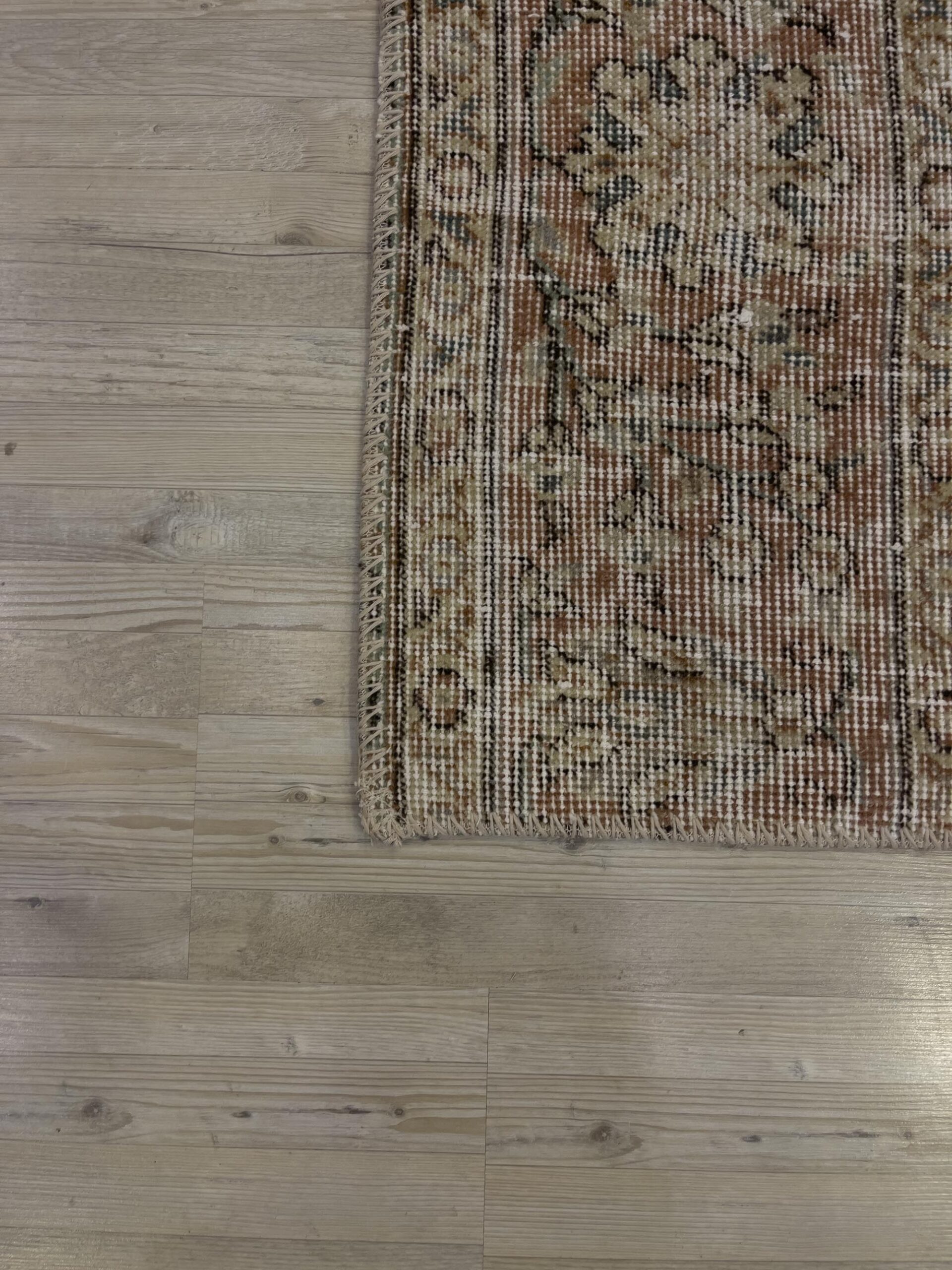 Modern, One-of-a-Kind Custom Patchwork Rug — detail view 3, handmade vintage rug
