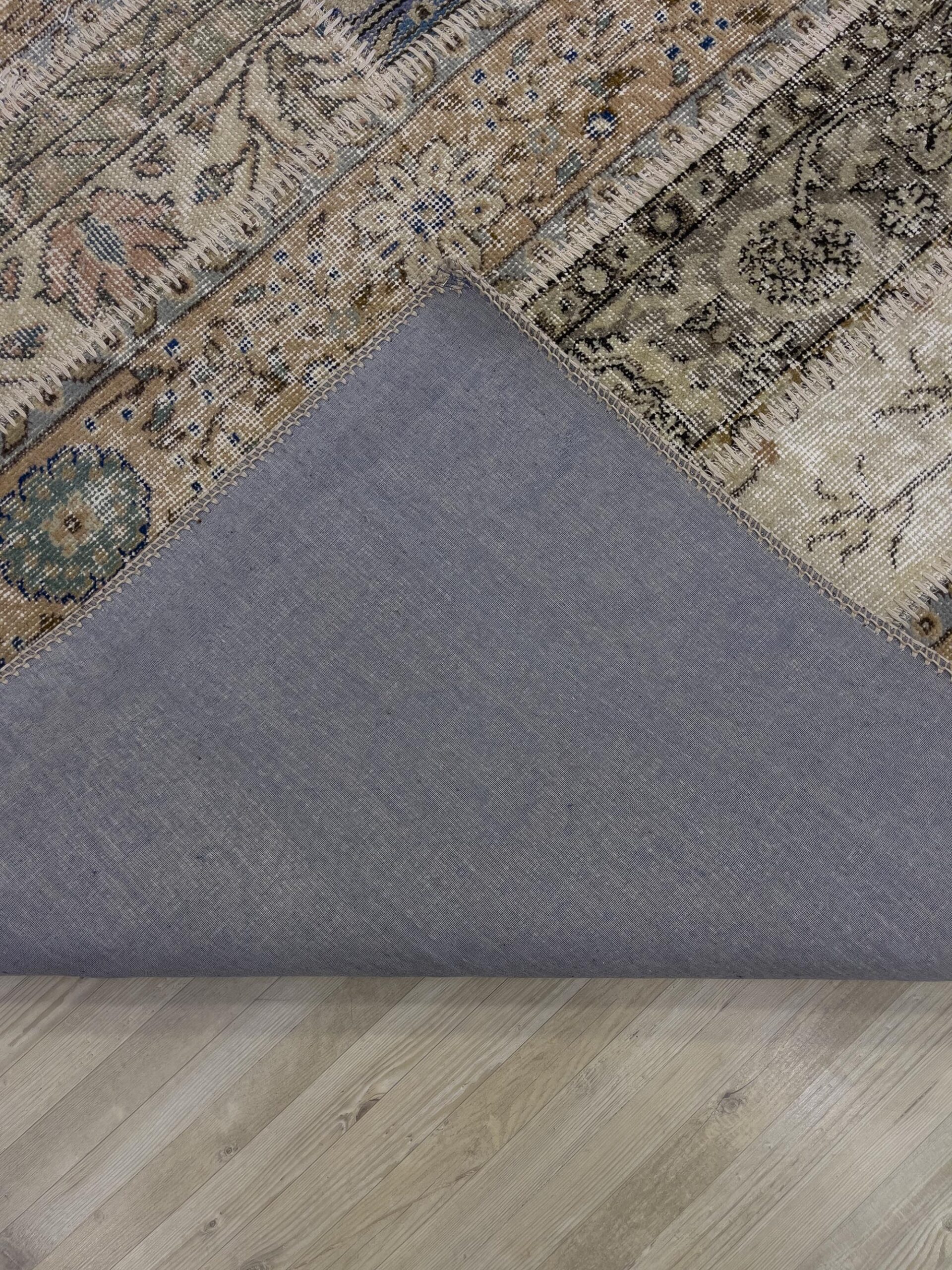 Unique Handwoven Patchwork Rug — detail view 3, handmade vintage rug