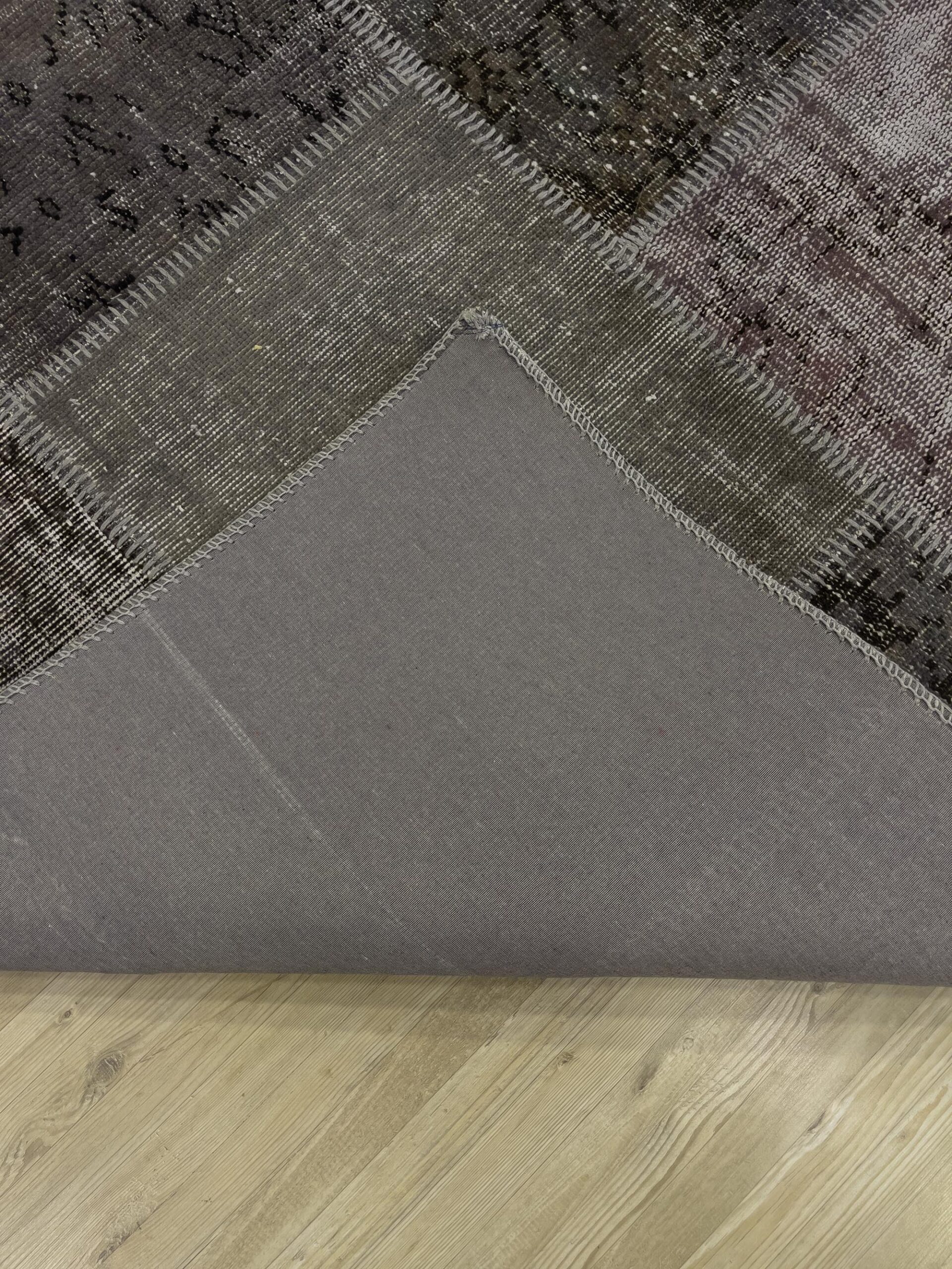 Unique Classic-Style Custom Patchwork Rug — detail view 3, handmade vintage rug