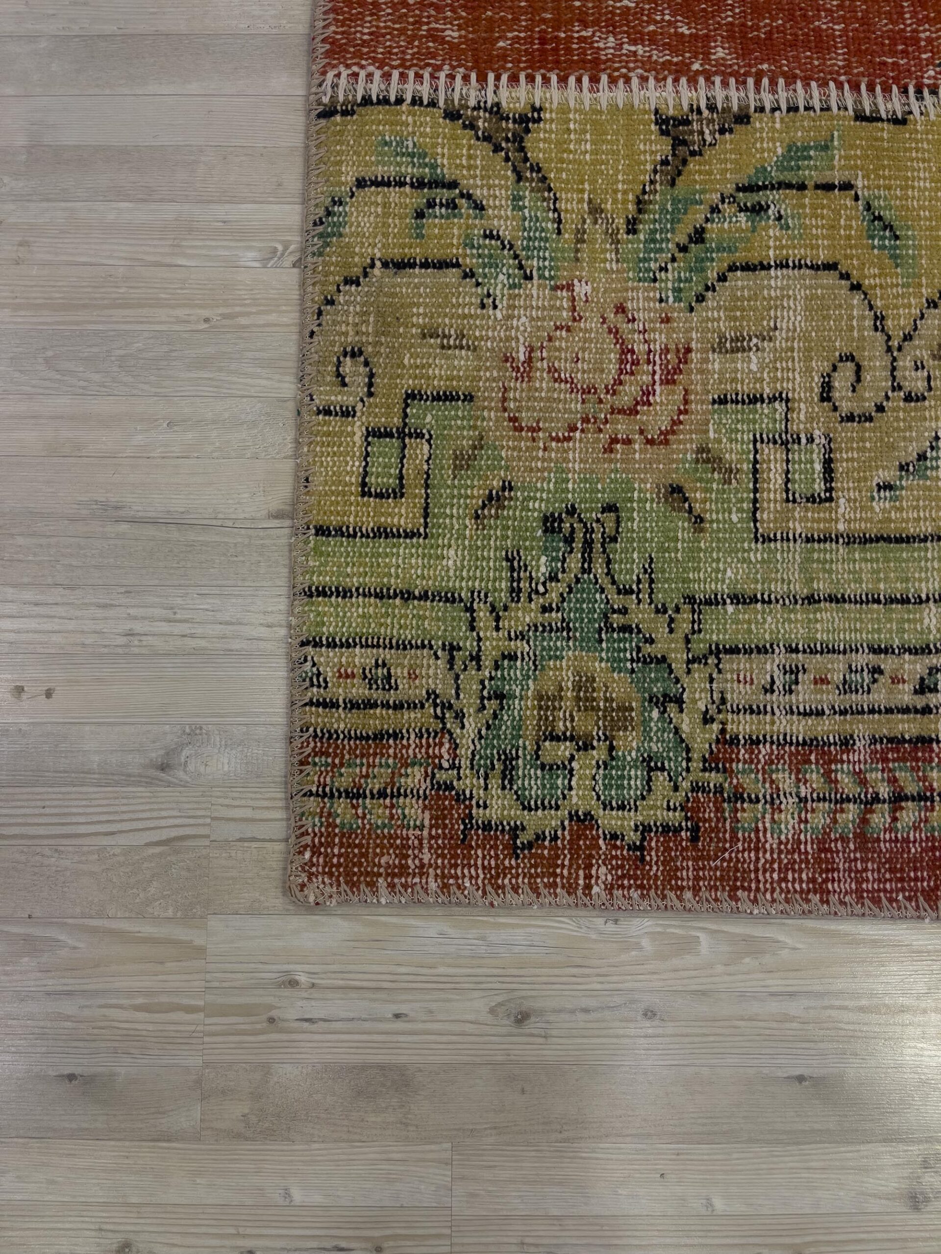 El Yapımı Patchwork Elegan Tasarım Halı 161x230 cm 4068 - Görsel 3