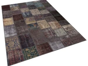 Patchwork Desenli El Yapımı Halı 160x230 cm 5978