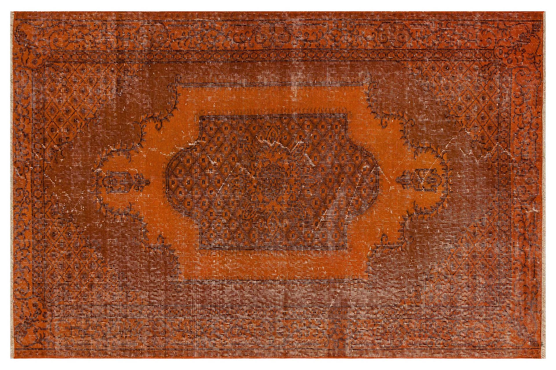Distressed Vintage Handwoven Rug — detail view 3, handmade vintage rug