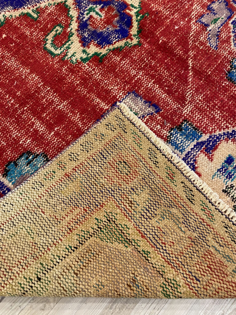 Handwoven Vintage Rug, detail view 3, handmade rug, SKU 10308