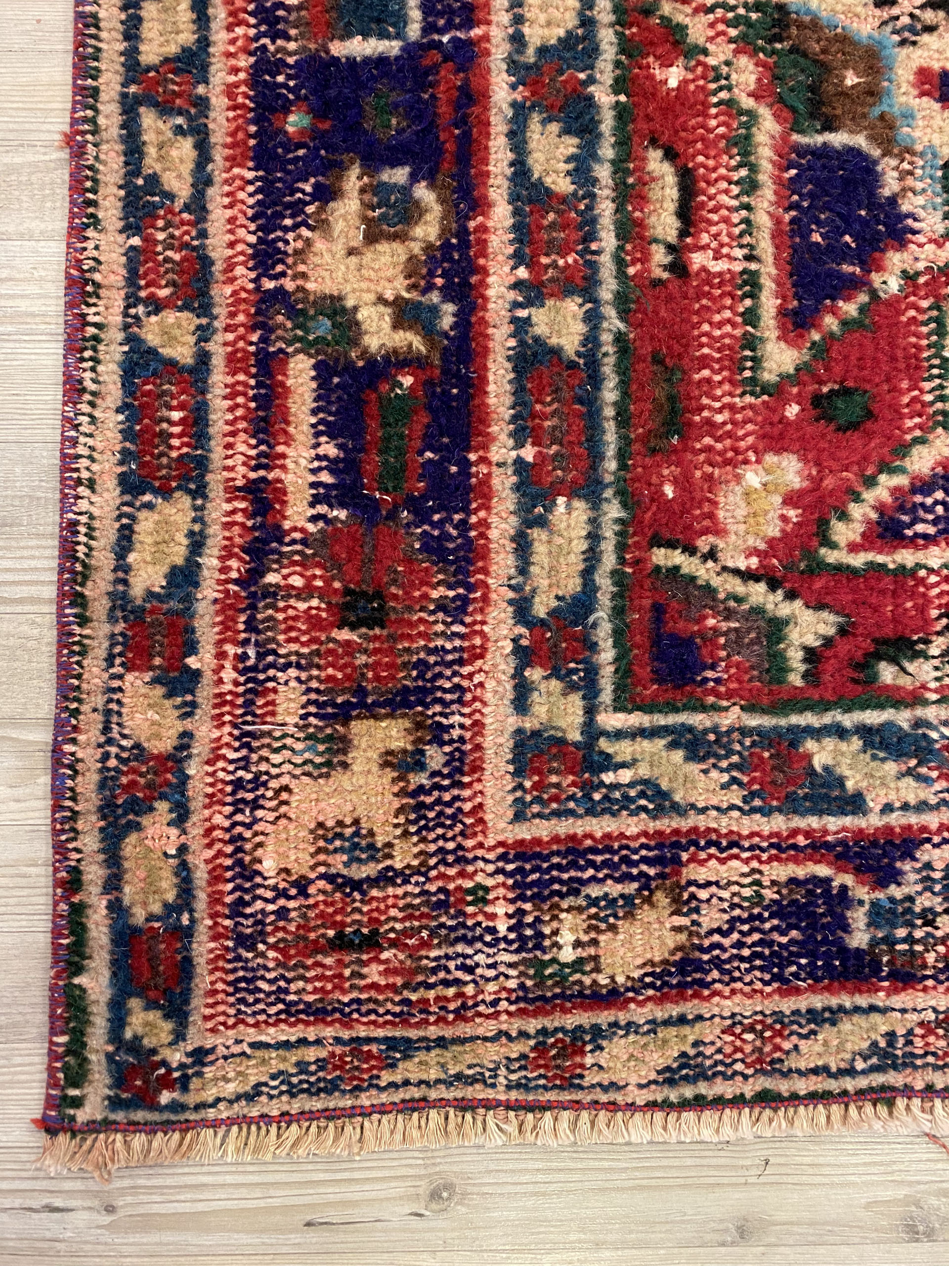 Handwoven Custom-Designed Rug — detail view 4, handmade vintage rug