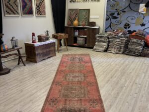 El Yapımı Anadolu Halısı 95x370 cm 10461