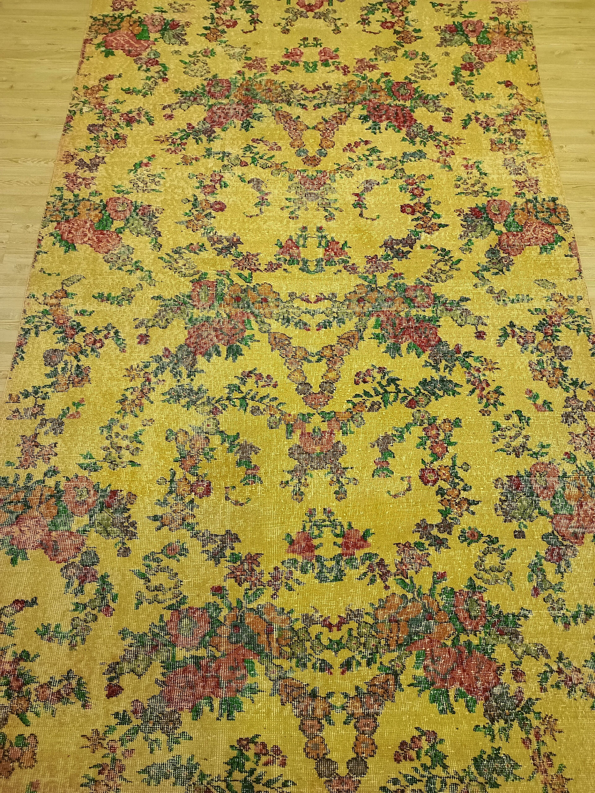 Vintage Hand-Woven Rug — detail view 5, handmade vintage rug