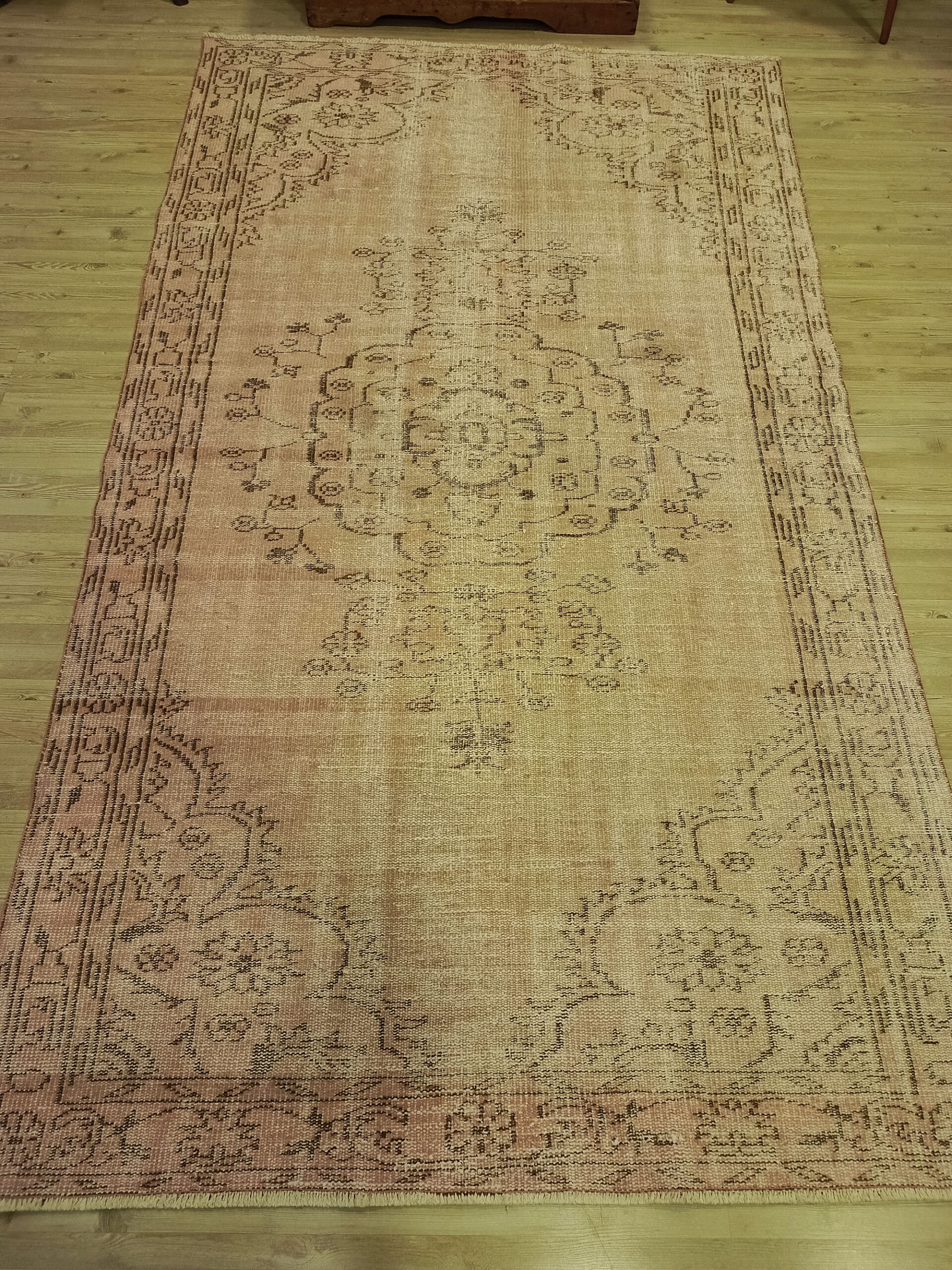 El Yapımı Vintage Halı 153x270 cm 10475 - Görsel 7