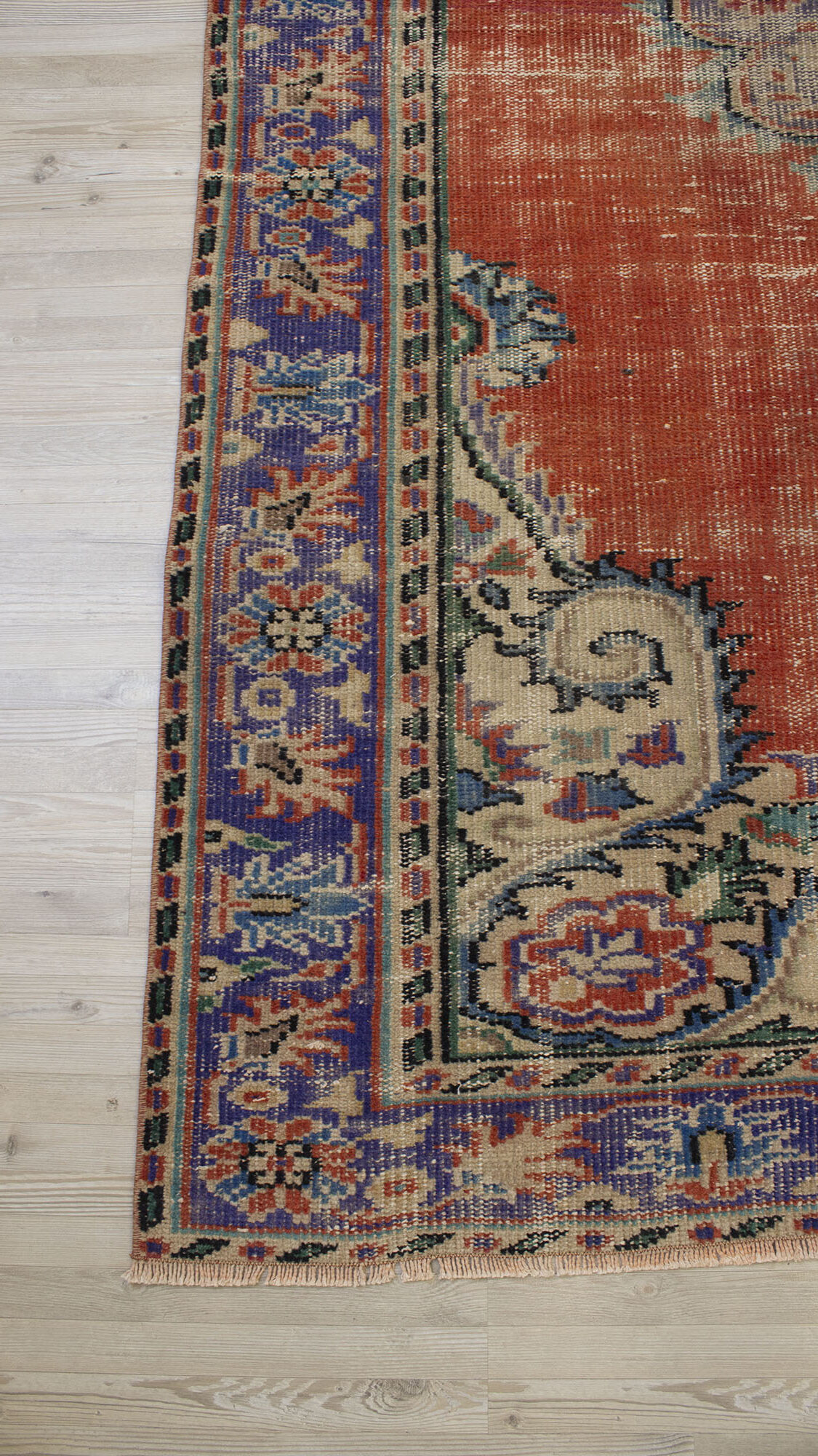 Vintage Handwoven Rug — detail view 4, handmade vintage rug