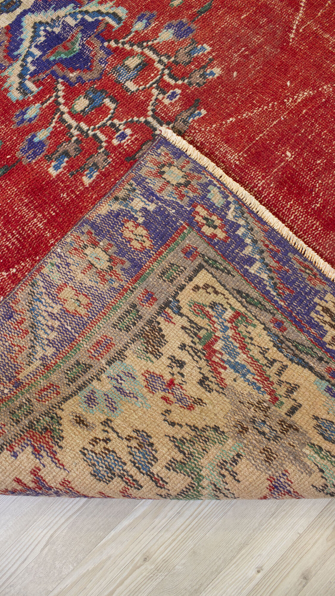 Traditional Vintage Handmade Rug 10,500 — detail view 5, handmade vintage rug