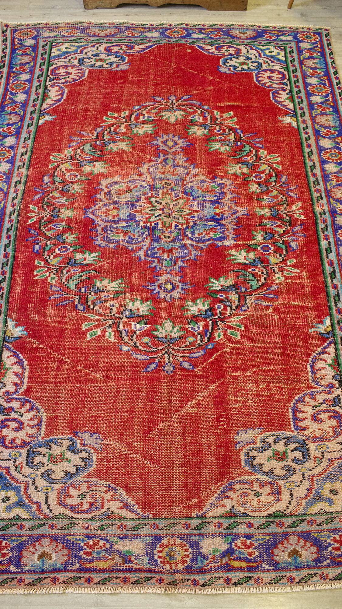 El Yapımı Vintage Halı 172x264 cm 10501 - Görsel 7