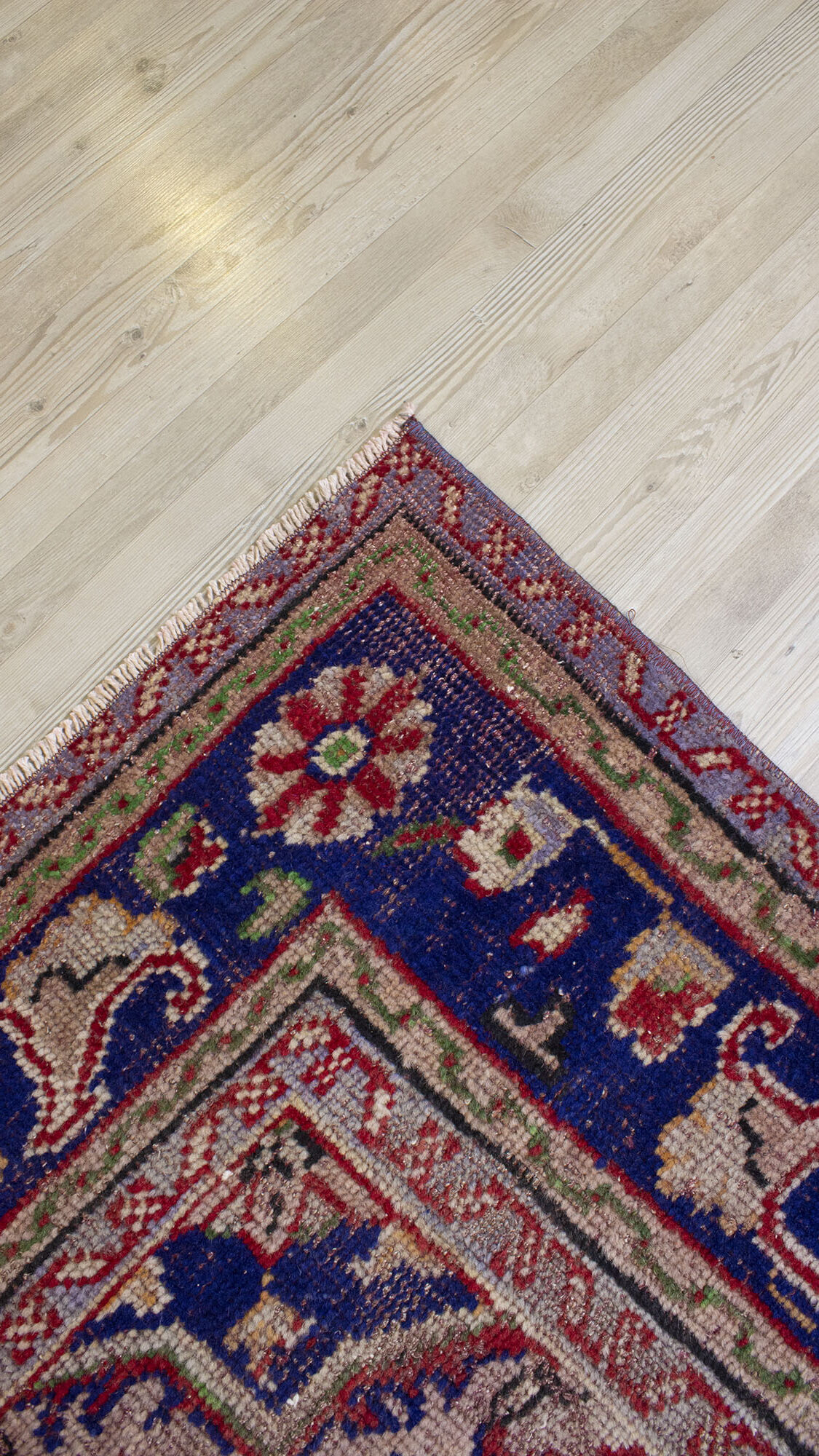 Handwoven Custom-Designed Rug — detail view 5, handmade vintage rug