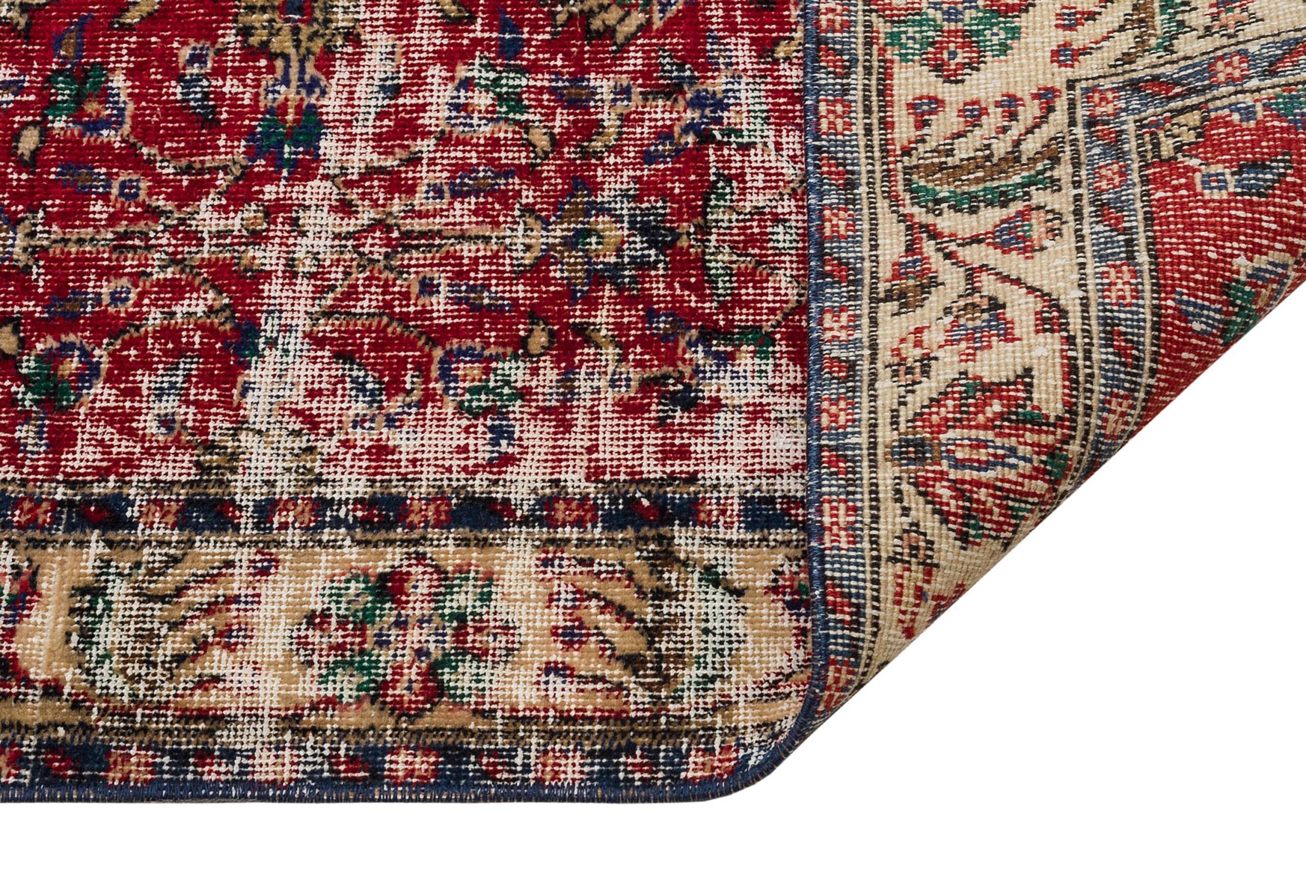 Traditional Vintage Handmade Rug — detail view 5, handmade vintage rug