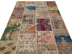 Geleneksel  El Yapımı Patchwork Halısı   160x230 cm  6211