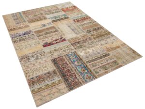 Eski Tarz El Dokuma Patchwork Halı   160x230 cm  6369