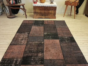 El İşçiliği Eskitme Patchwork Halı   160x230 cm  6400