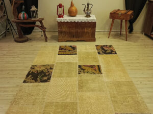 Anadolu Desenli Eskitme Patchwork Halı   160x230 cm  6421