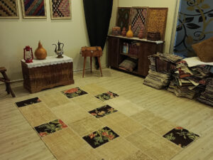 Eskitme Yün Patchwork Halısı   160x240 cm  6424