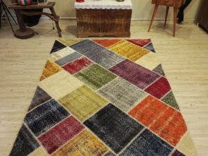 Doğal Dokuma  Patchwork Halı   160x227 cm  6508