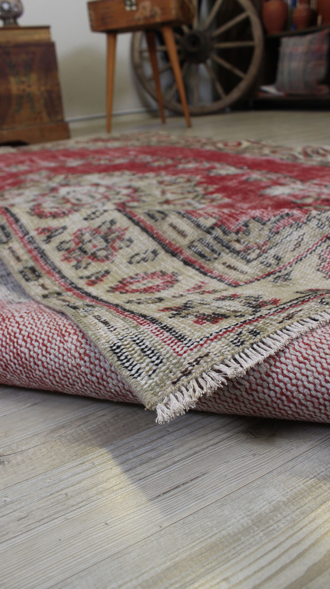 Eskitme Vintage El Halı 158 x 260 cm 10519 - Görsel 8