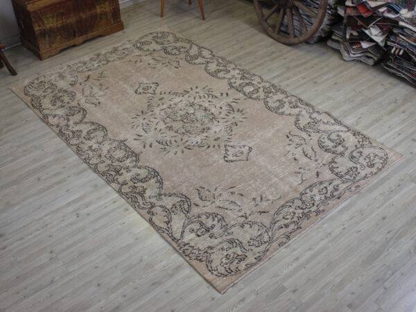 Vintage Wool Rug, vintage rug, Handmade, hand-knotted silk, size 165 × 271 cm, from Gördes