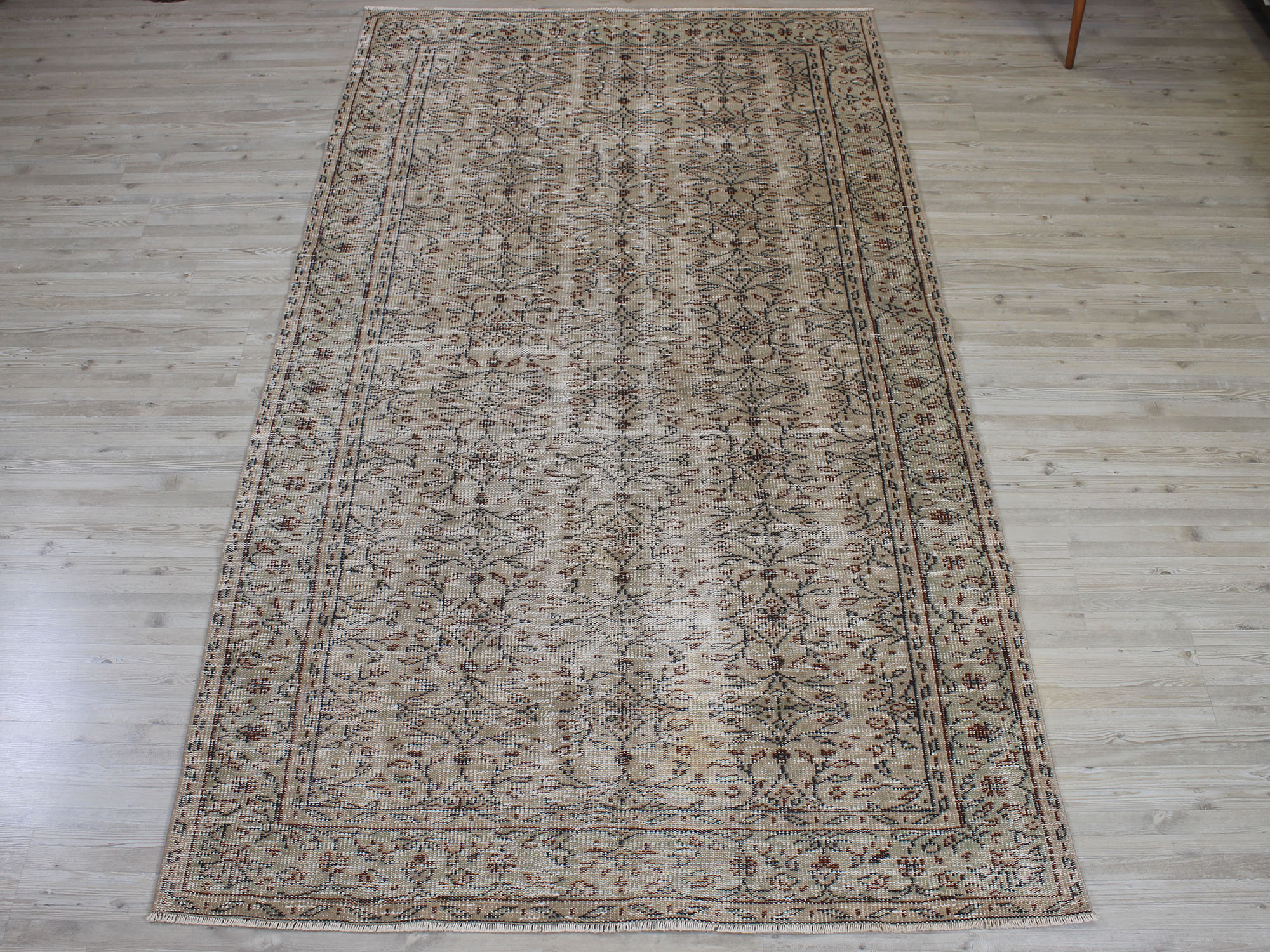 El Yapımı Eskitme Halı 148 x 247 cm 10581 - Görsel 7