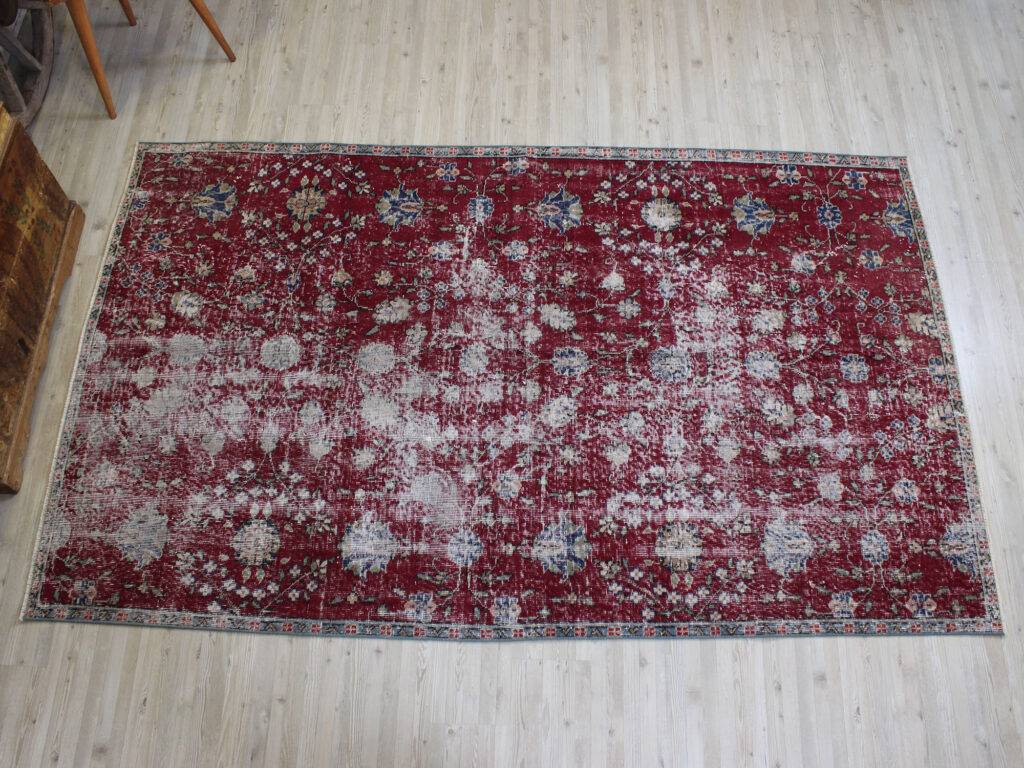 Vintage Hand-Woven Rug, detail view 2, handmade rug, SKU 10589