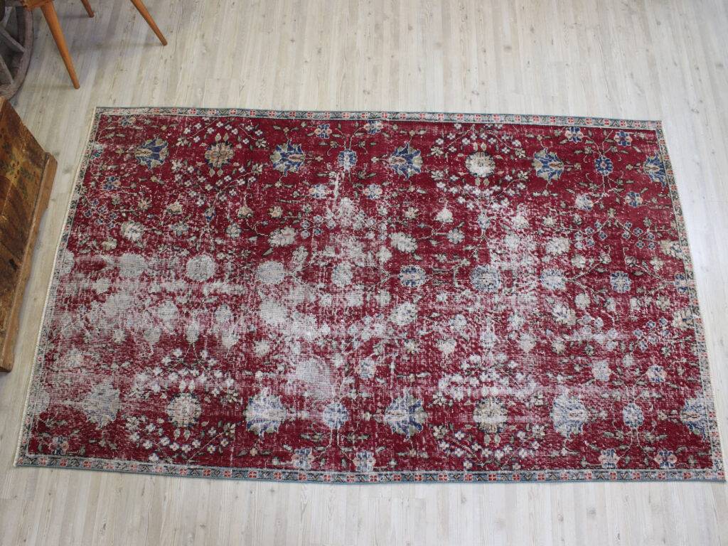 Vintage Hand-Woven Rug, detail view 3, handmade rug, SKU 10589
