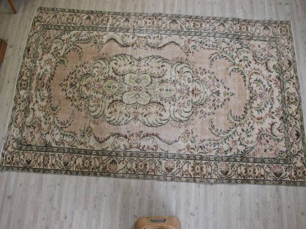 Distressed Handwoven Rug, Vintage - SKU 10590 - Detail View