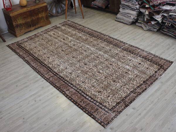 Vintage Handmade Rug, Handmade rug, silk wool/weave, size 168 × 270 cm, from Antalya, SKU 10596