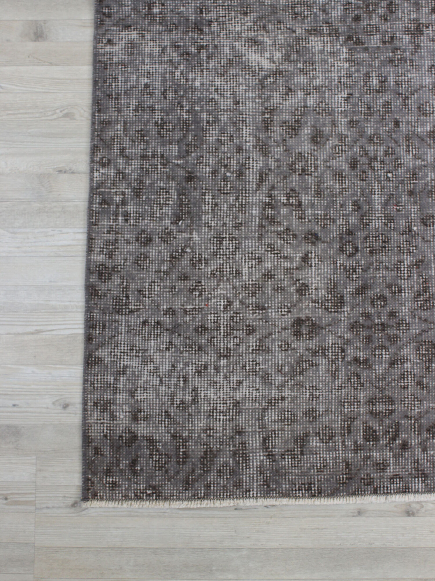 Distressed Handmade Vintage Rug — detail view 5, handmade vintage rug