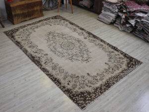Eskitme El Yapımı Yün Halı Vintage 163 x 275 cm 10611
