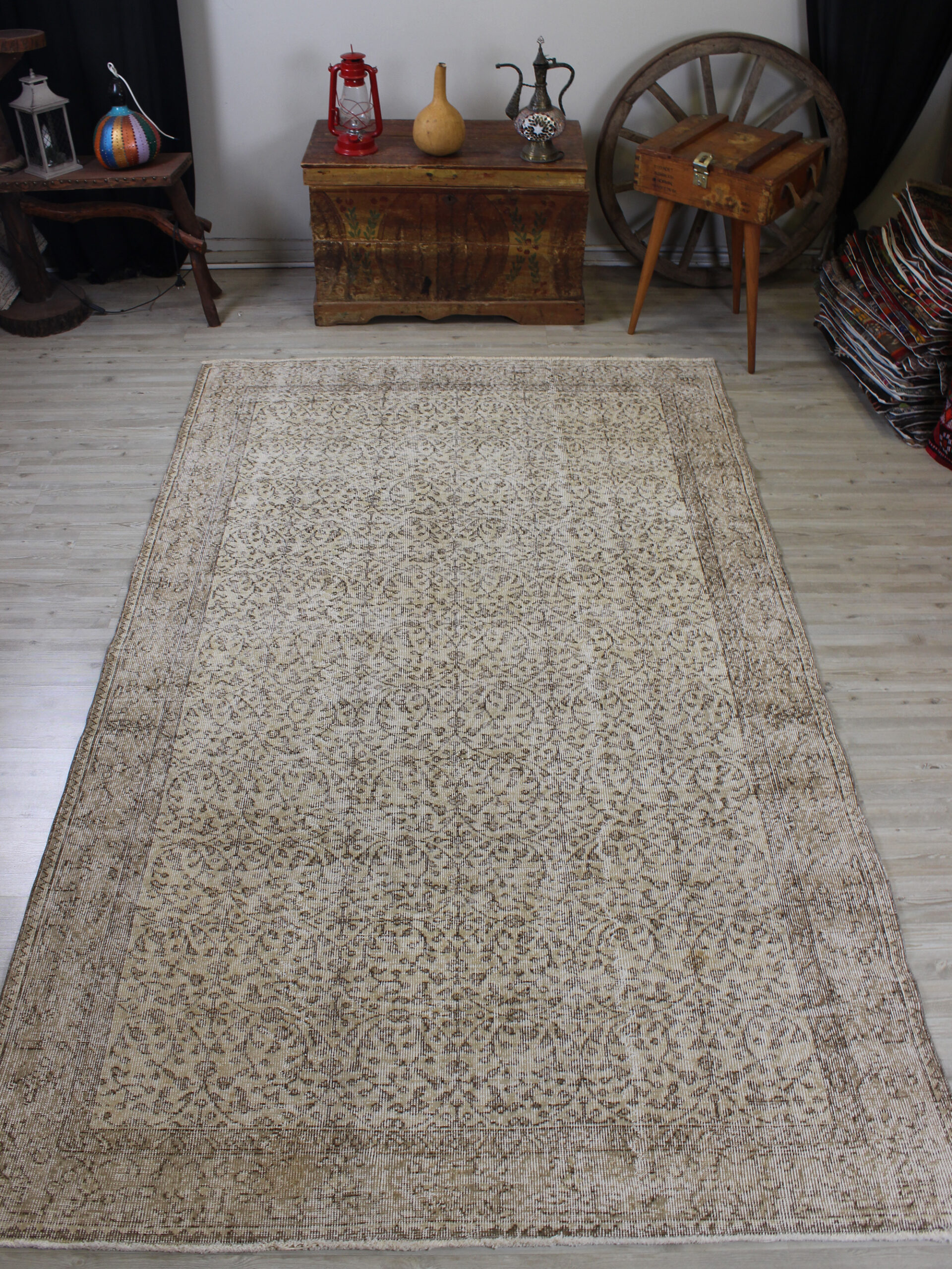 Eskitme El Yapımı Halı 165 x 269 cm 10624 - Görsel 6
