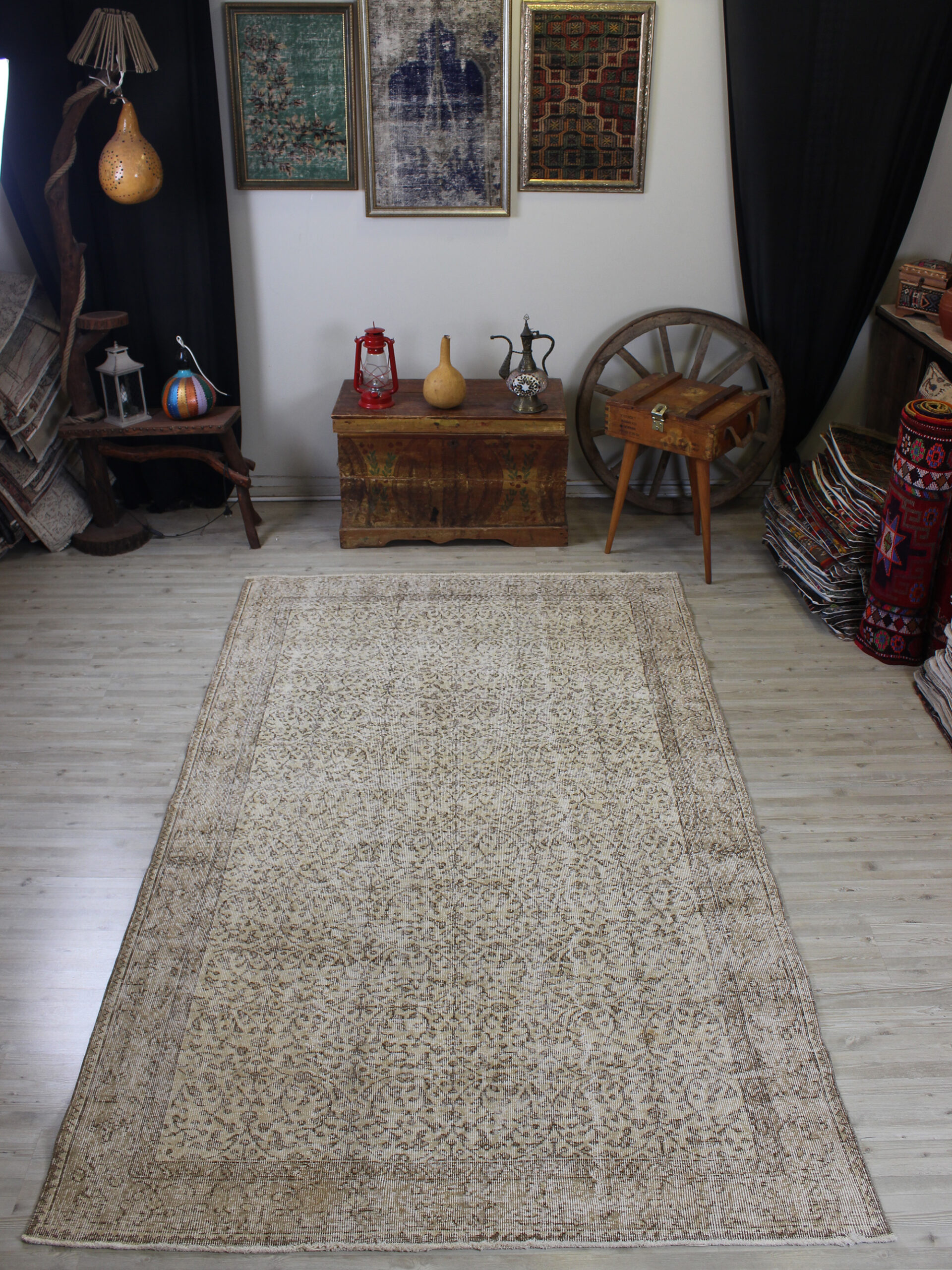 Eskitme El Yapımı Halı 165 x 269 cm 10624 - Görsel 7