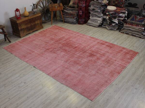 Handmade Vintage Wool Rug, Handmade rug, silk wool/weave, size 196 × 297 cm, from Demirci, SKU 10630