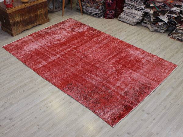 Handmade Vintage Wool Rug, Handmade rug, wool & silk wool/weave, size 166 × 256 cm, from Cappadocia, SKU 10634