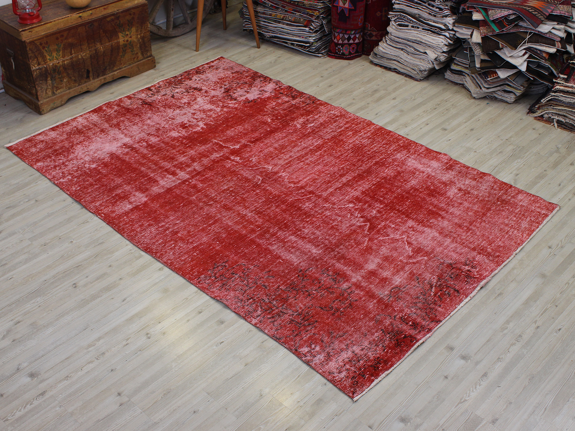 El Yapımı Vintage Yün Halı 166 x 256 cm 10634