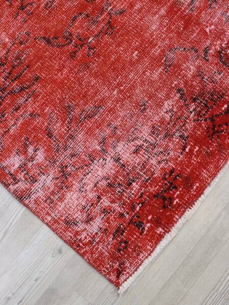 Handmade Vintage Wool Rug, detail view 2, handmade rug, SKU 10634
