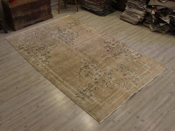 Handwoven Vintage Wool Rug, Handmade rug, wool & silk wool/weave, size 155 × 245 cm, from Kayseri, SKU 10641