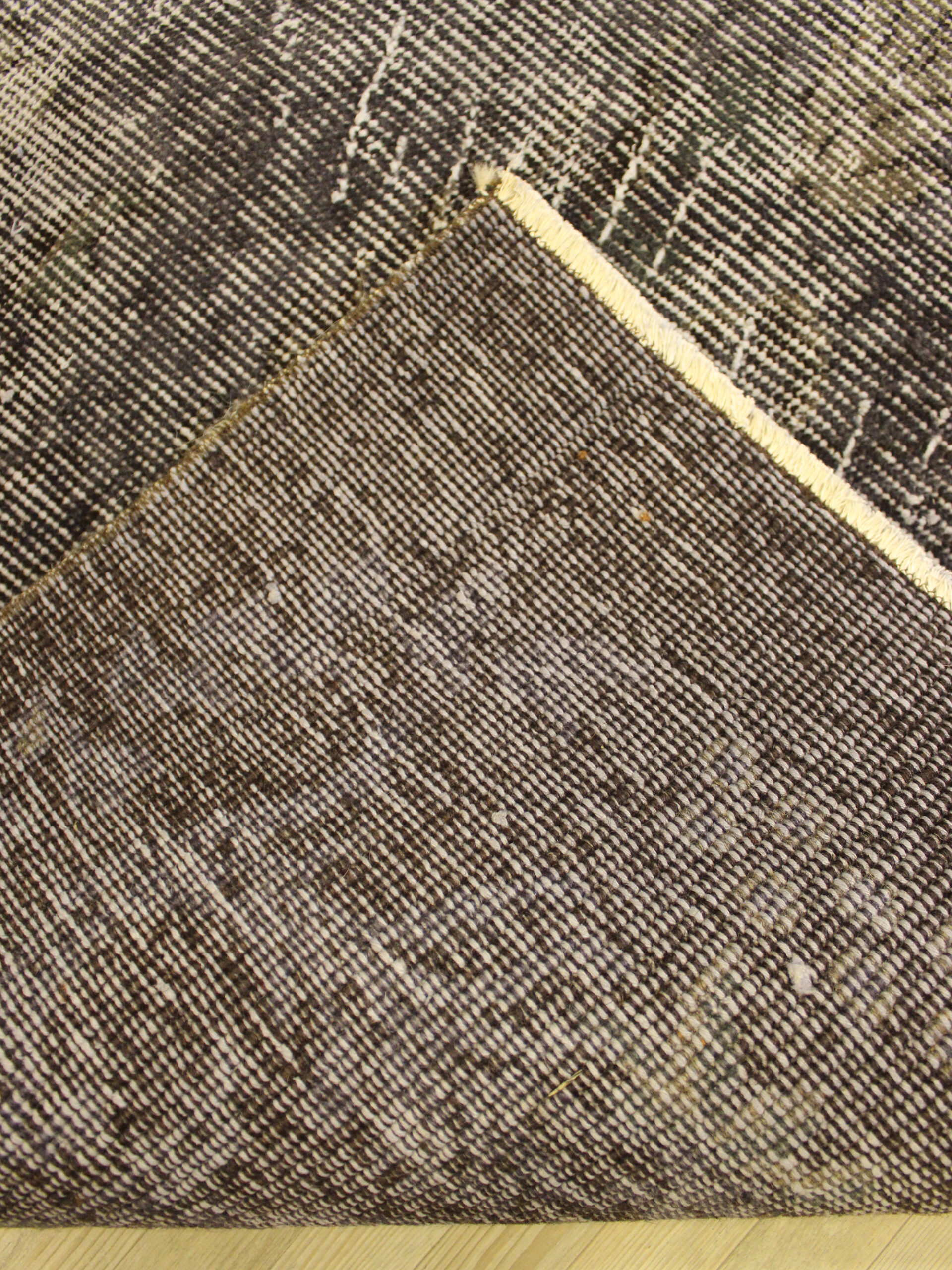Vintage Handwoven Wool Rug — detail view 5, handmade vintage rug